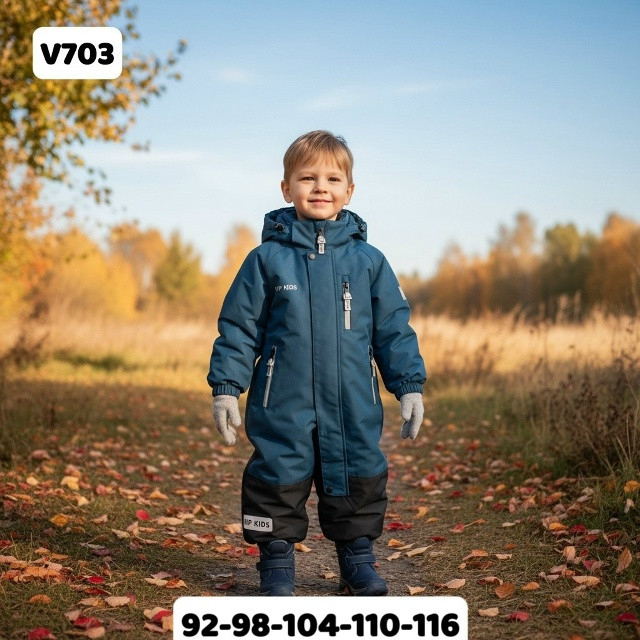 Детский комбинезон синий