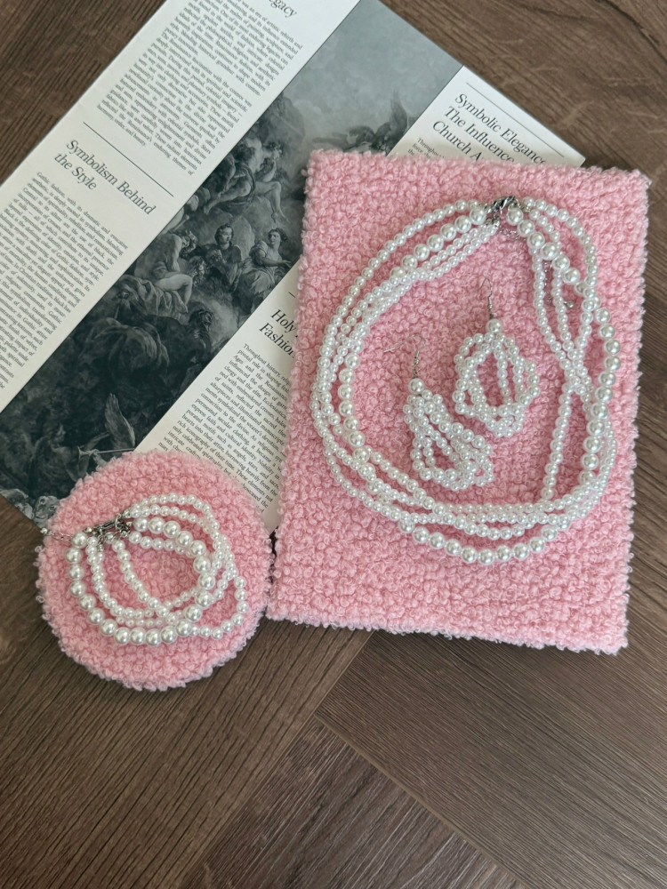 Серьги + браслет + колье