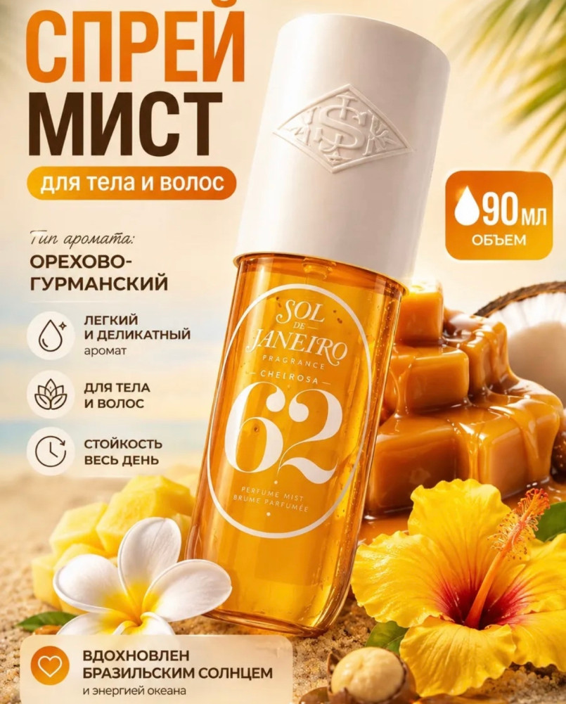 Мист для тела и волос парфюмированный
