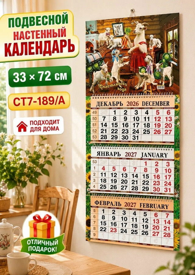 Календарь квартальный