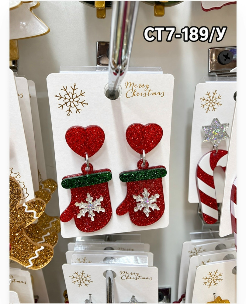 Новогодние серьги для детей