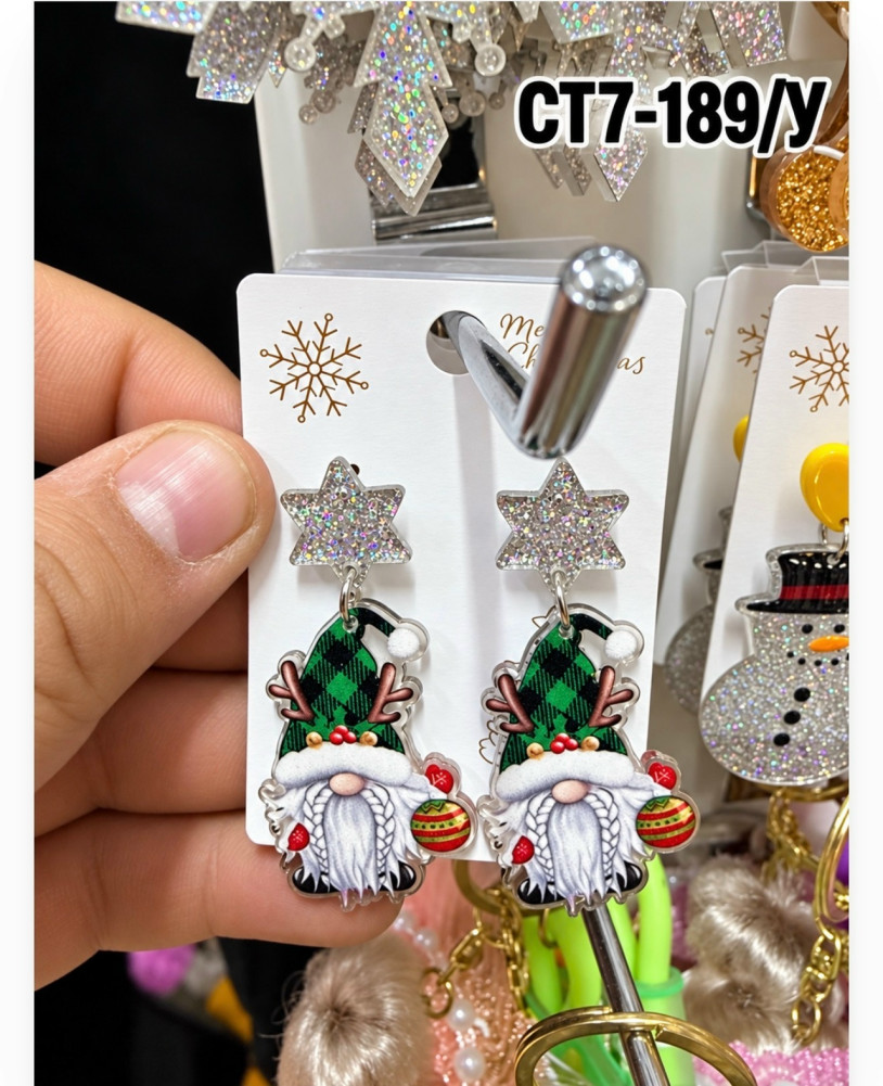 Новогодние серьги для детей