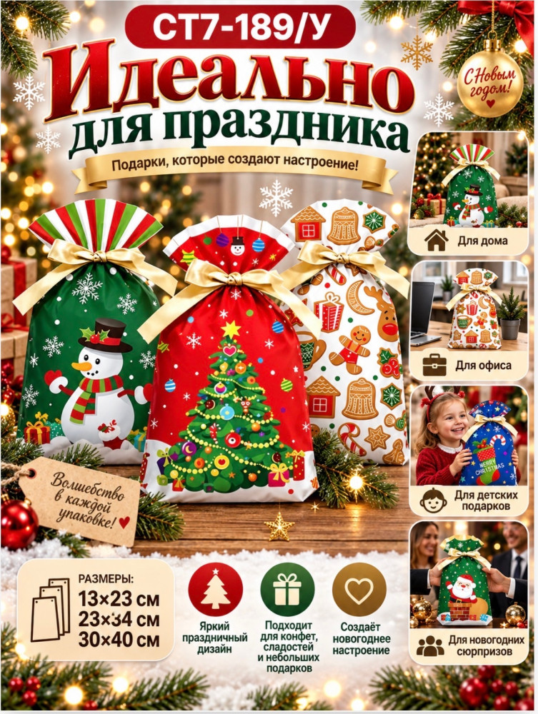 Подарочные пакеты