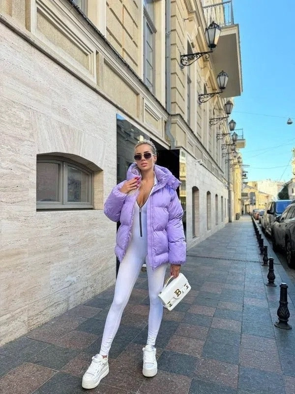Куртка женская фиолетовая