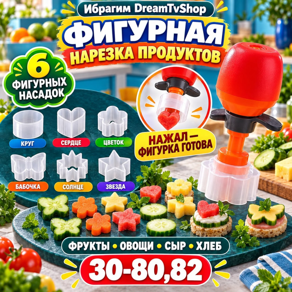 Набор для фигурной нарезки продуктов