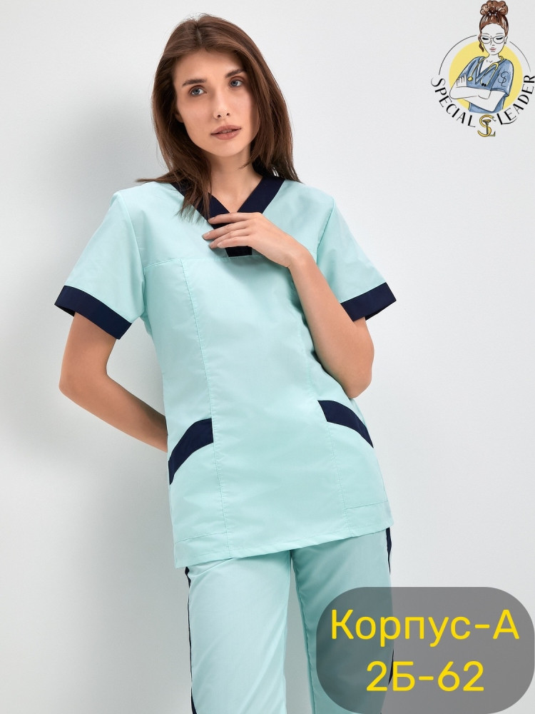 Костюм голубой