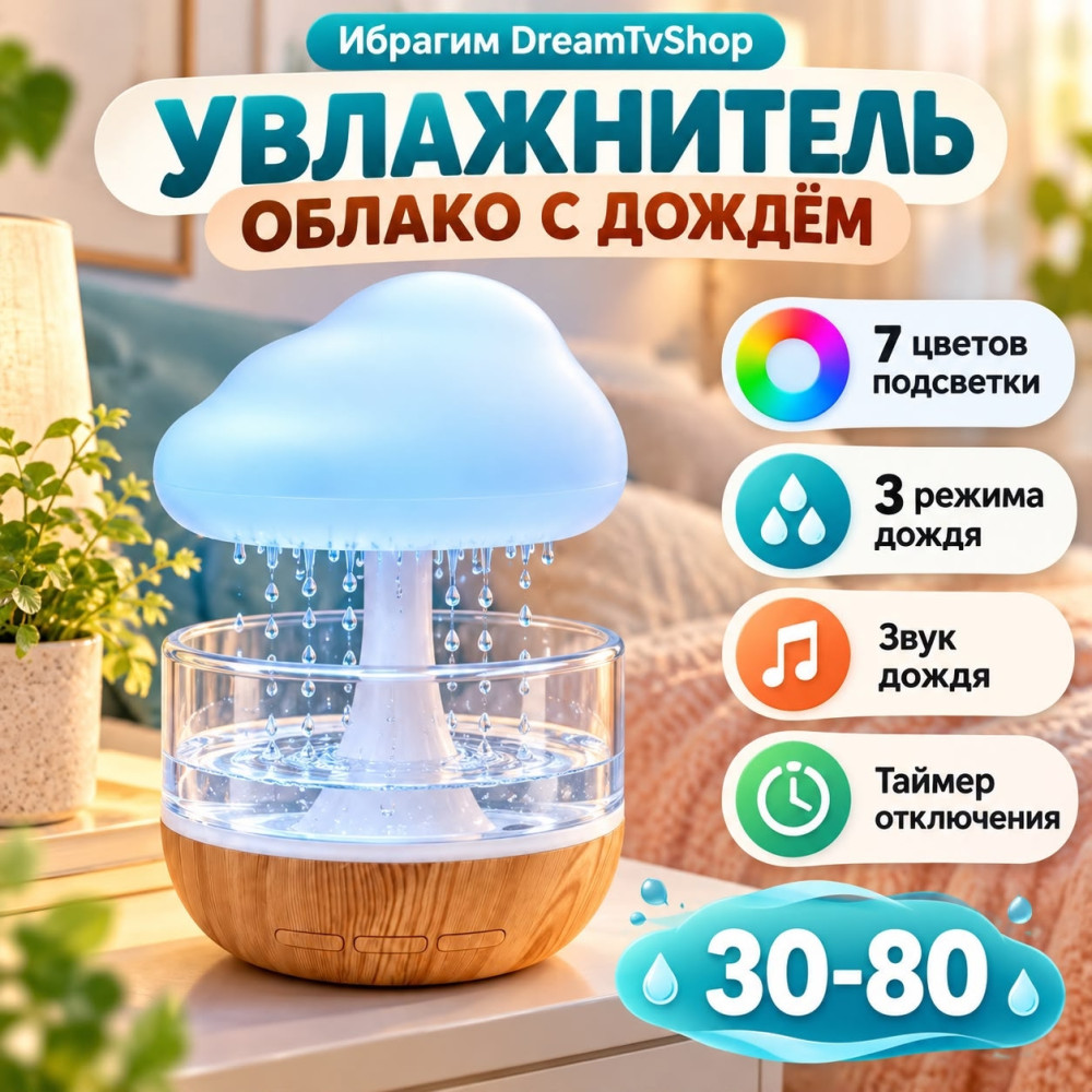 Увлажнитель воздуха и ночник