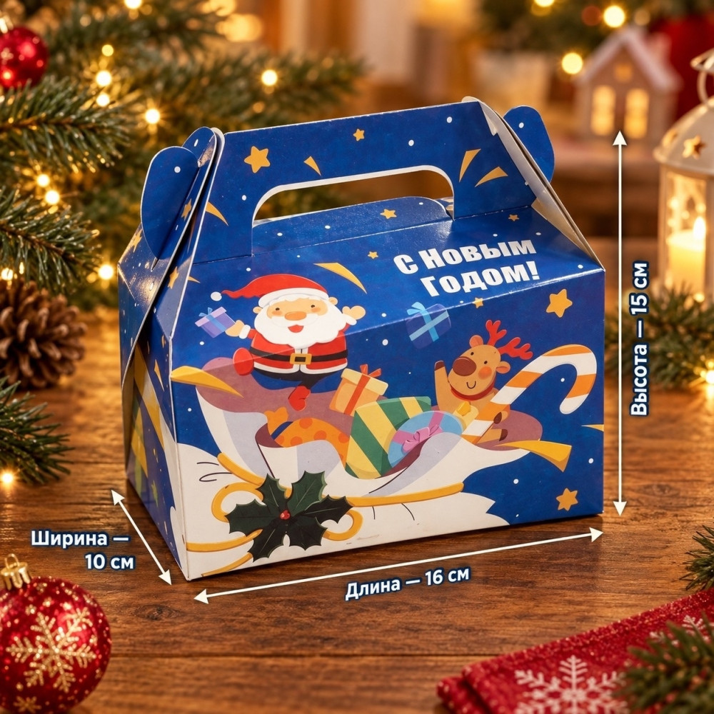 новогодние коробочки