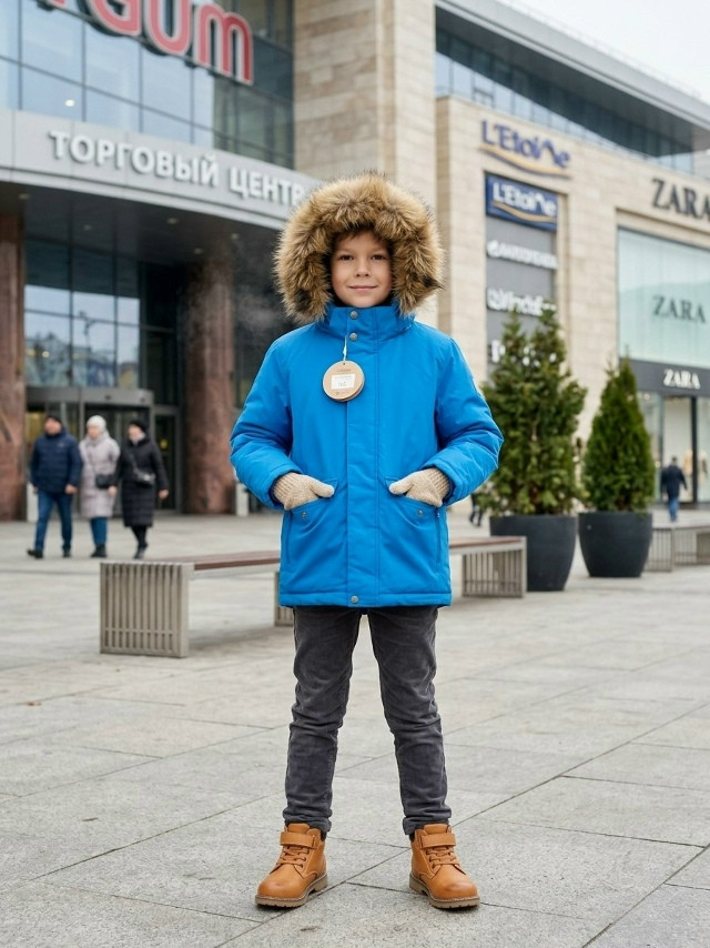 Куртка детская синяя