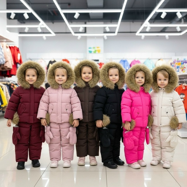 Детский костюм коричневый