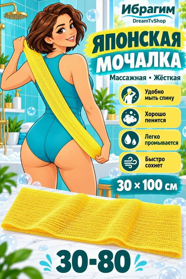 Японская мочалка