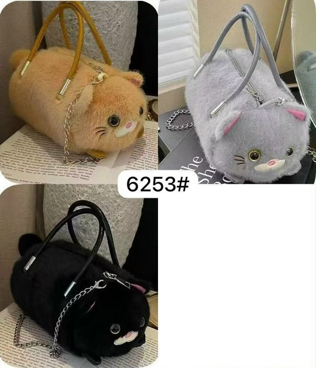 Мягкая игрушка кошка сумка