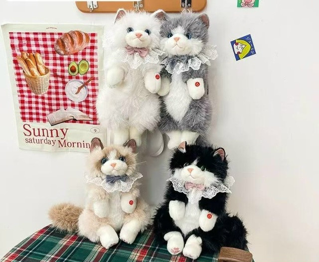 Мягкая игрушка кошка сумка