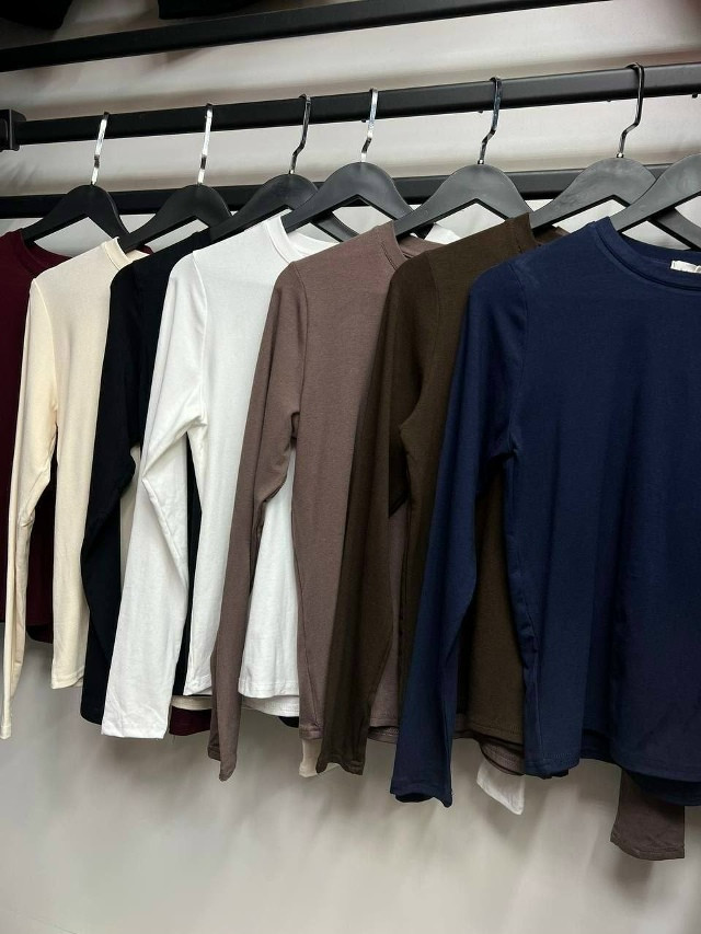 Лонгслив разноцветныйое