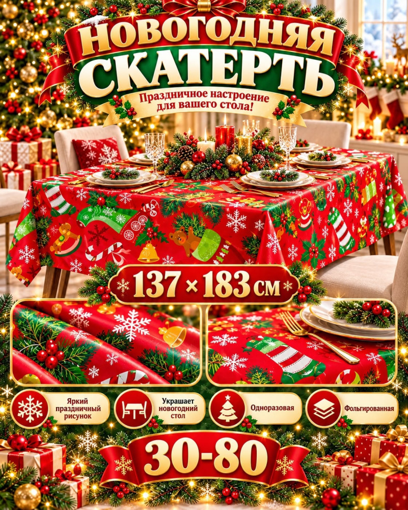 Новогодняя скатерть