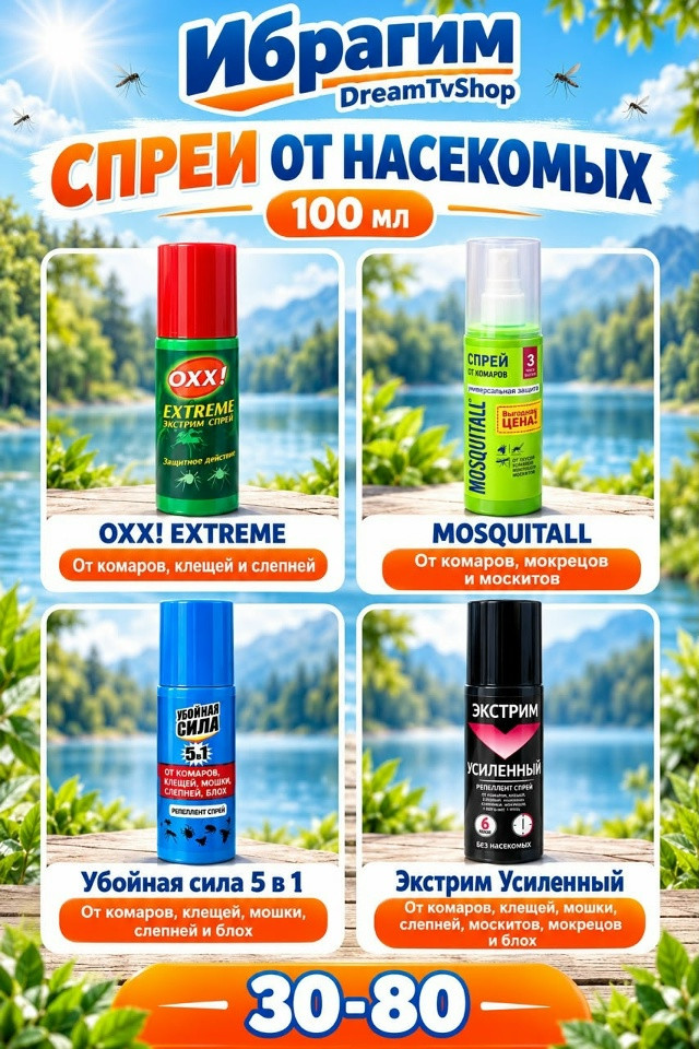 Спреи от насекомых