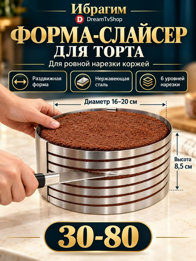 Кольцо для резки торта