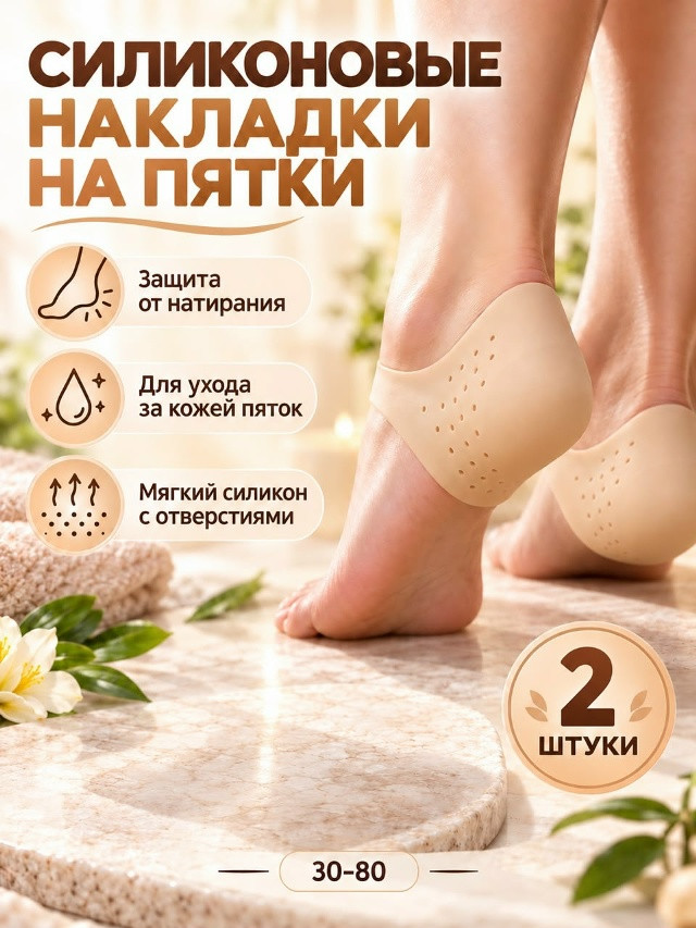Силиконовые носочки для пяток